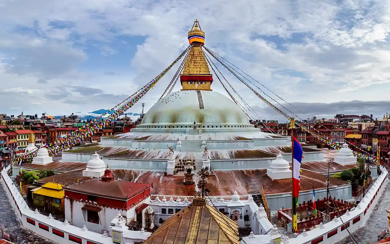 Travel guide to Nepal featuring Boudhanath Stupa in Kathmandu