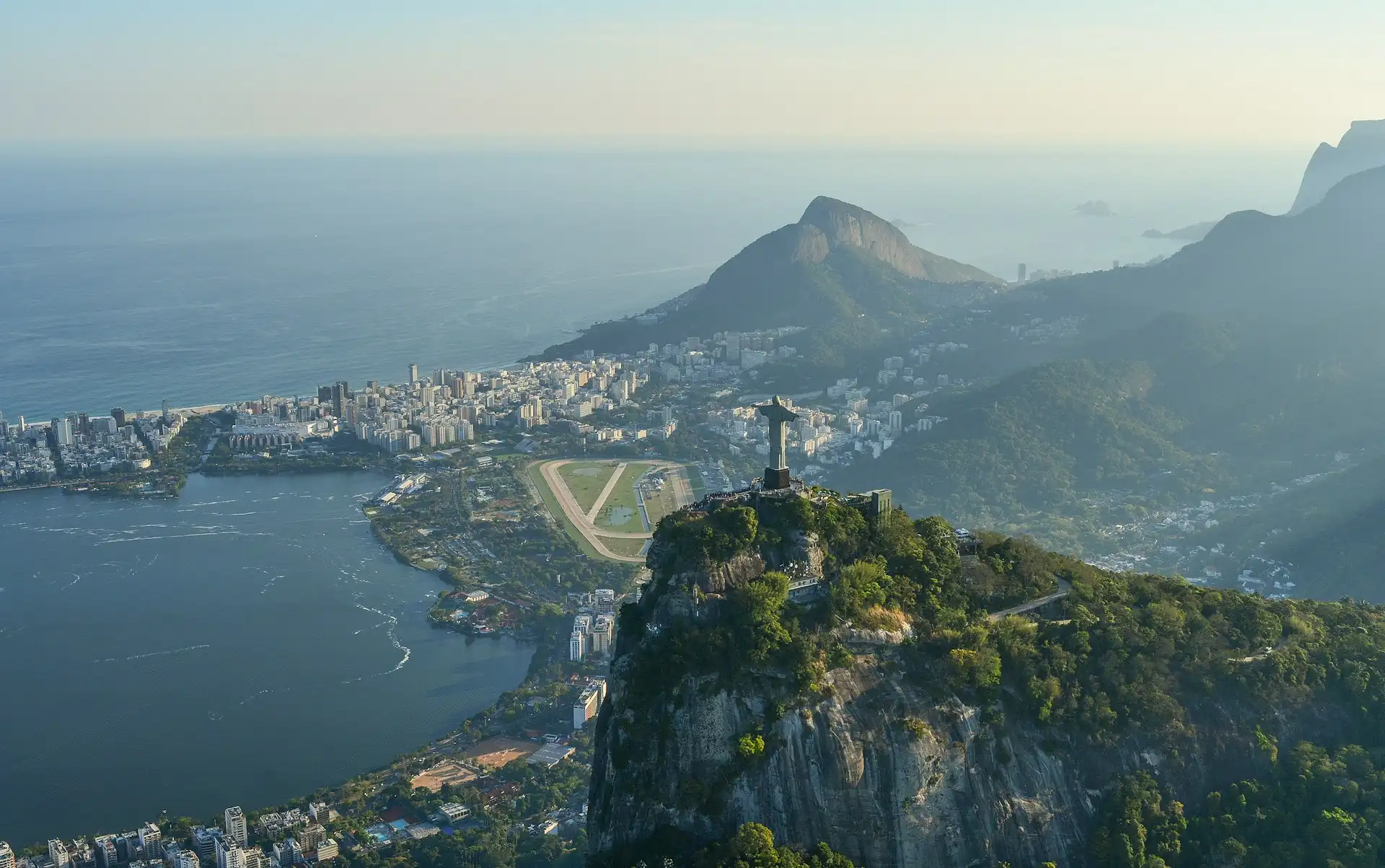 Travel guide to Brazil featuring Christ the Redeemer and Copacabana Beach