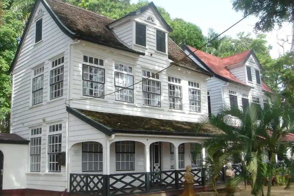 Travel guide to Suriname featuring Paramaribo's historic wooden architecture