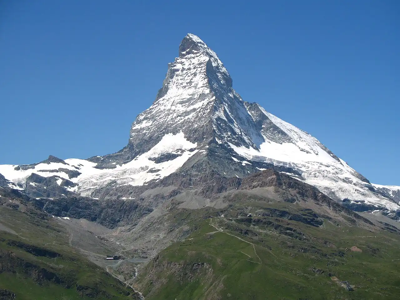 Travel guide to Switzerland featuring the Matterhorn and Alpine landscape
