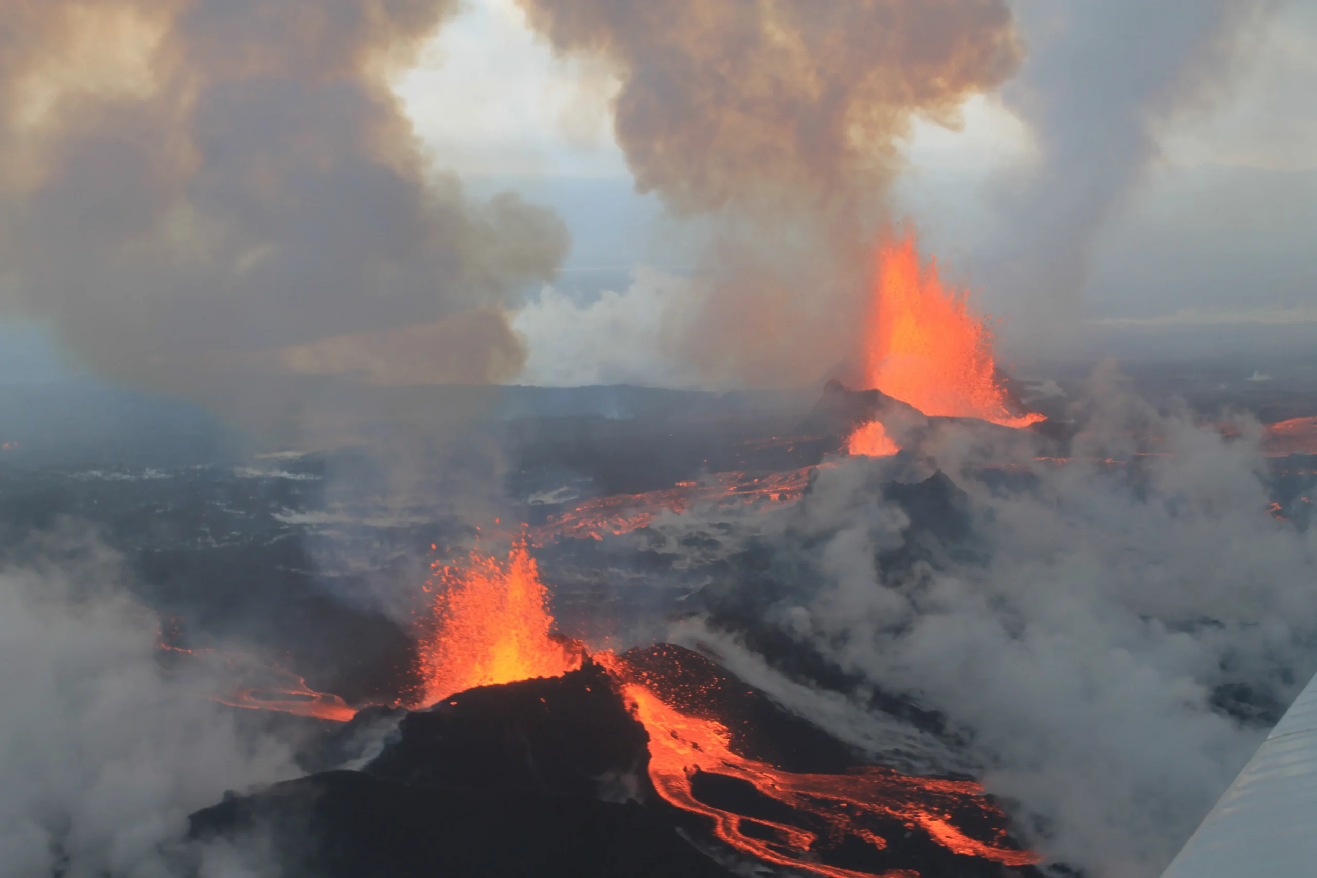 Holuhraun Bardarbunga Active Fissure Lava Eruption