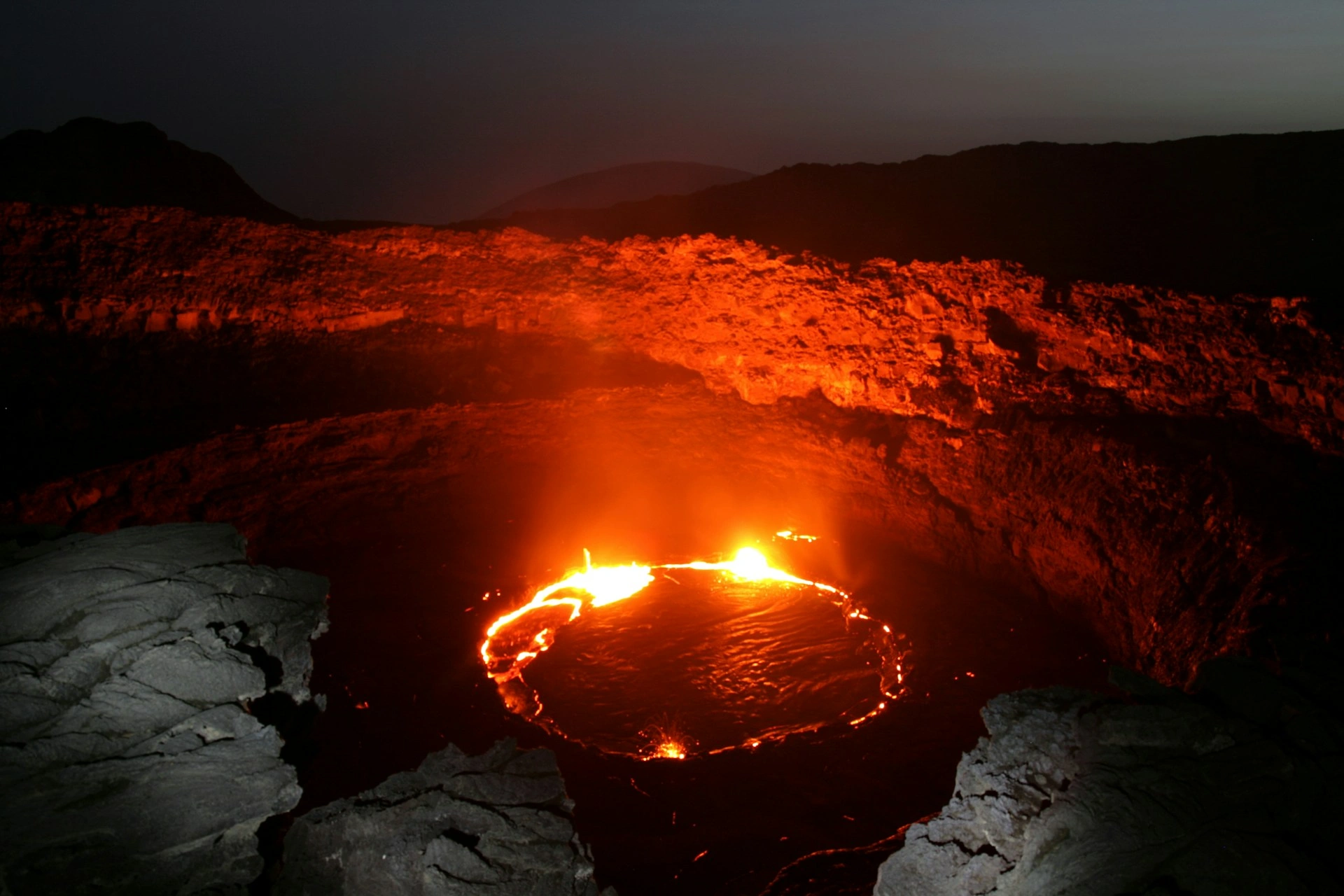 Erta Ale Lava Lake Ethiopia Danakil Depression