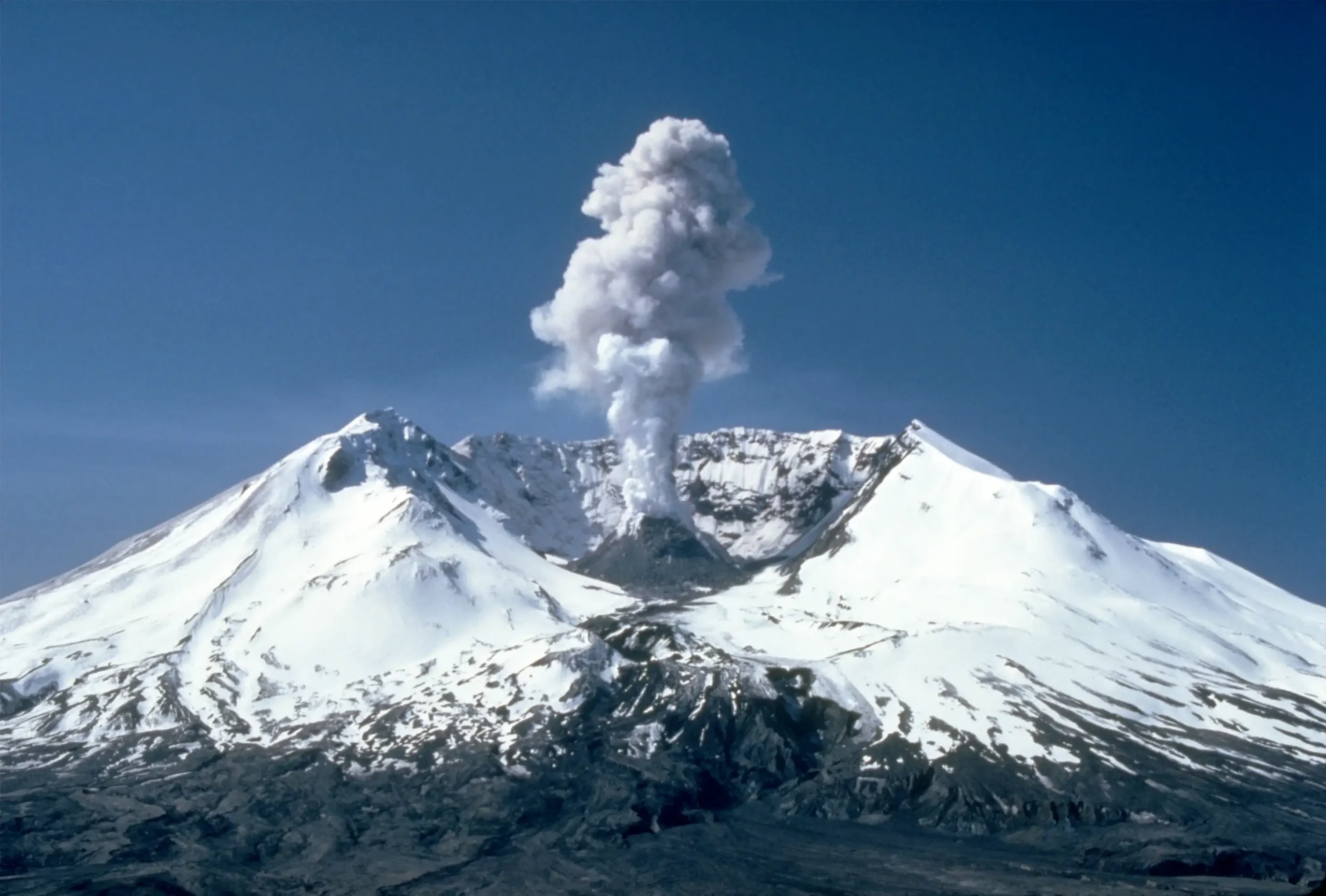 Mount St Helens Washington Active Blast Crater