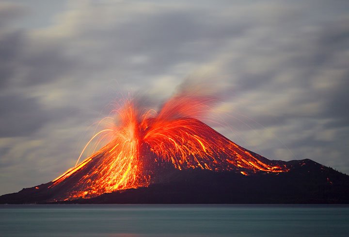 Anak Krakatau Sunda Strait Explosive Eruption
