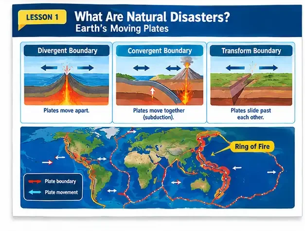 natural disasters and earths processes teaching pack cover