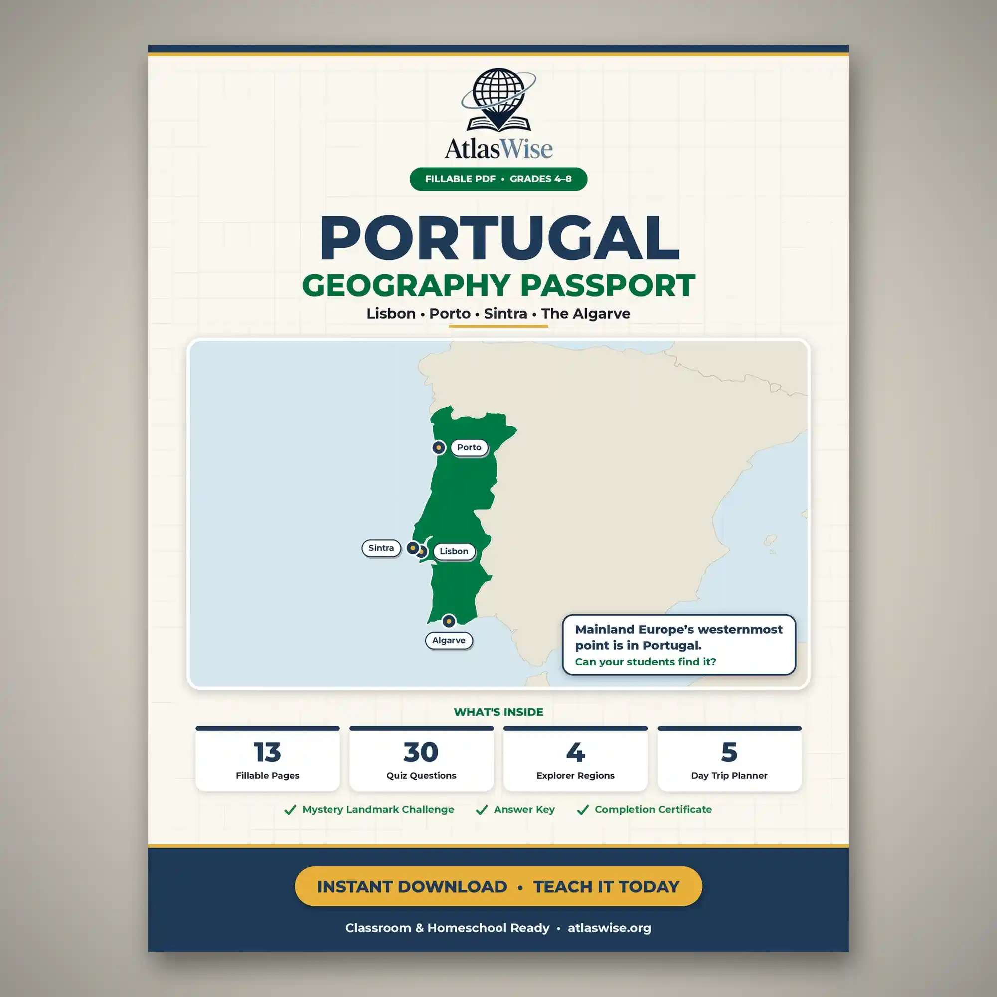 Portugal Geography Passport