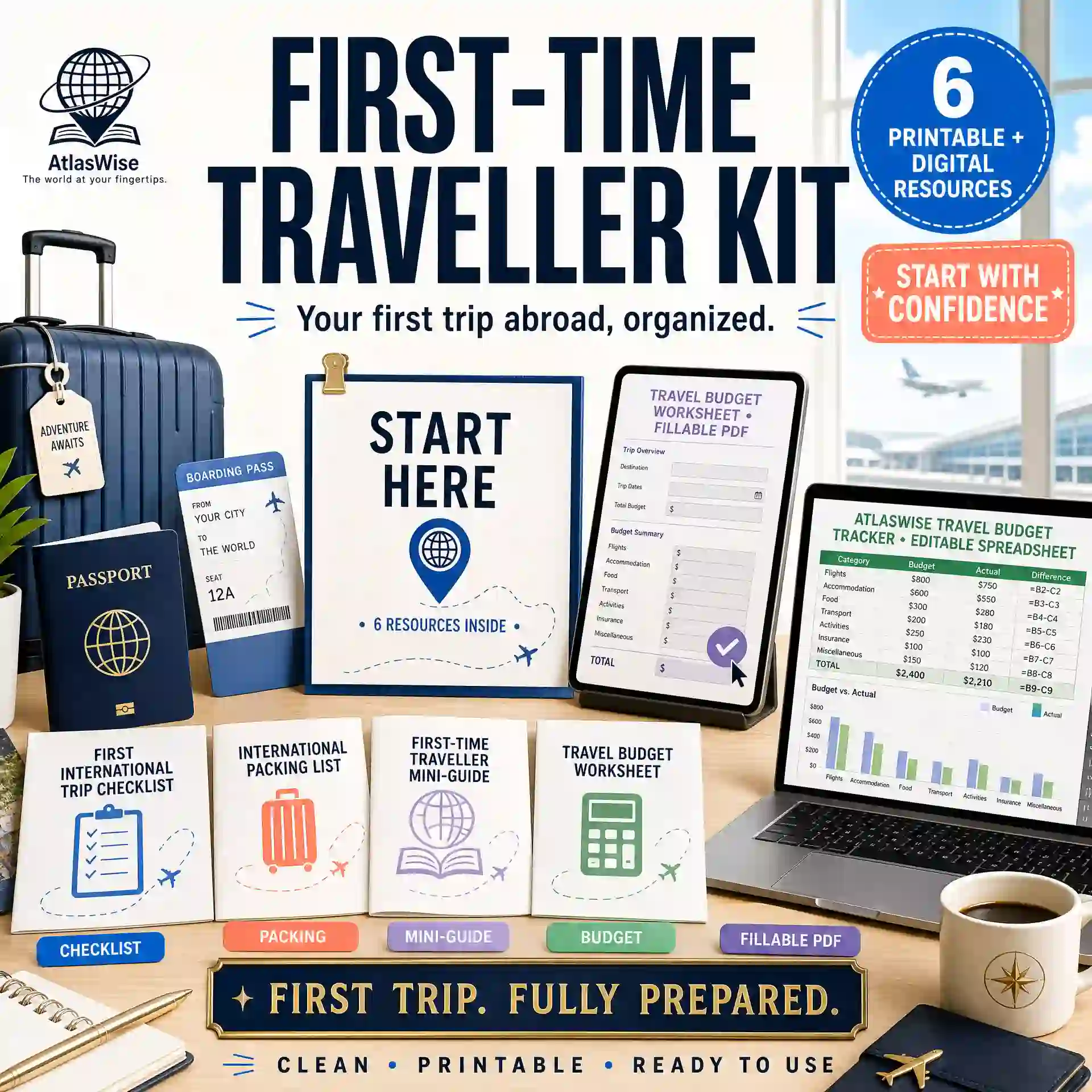 first-time traveller kit
