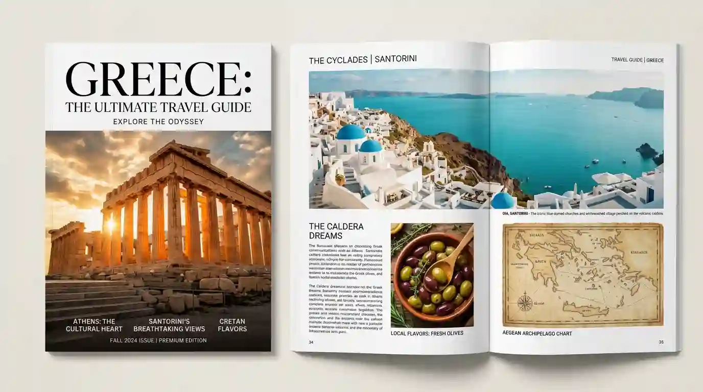 Greece travel guide digital PDF