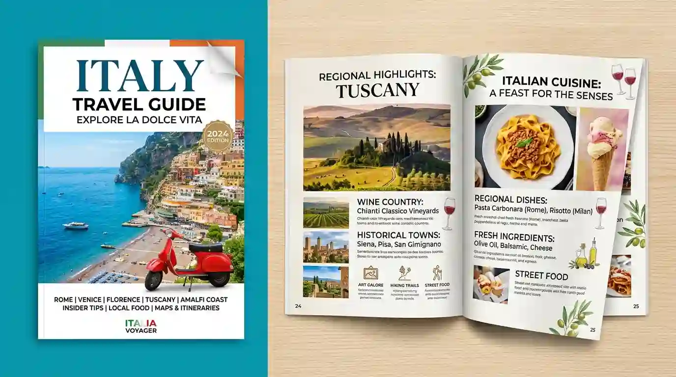 Italy travel guide digital PDF