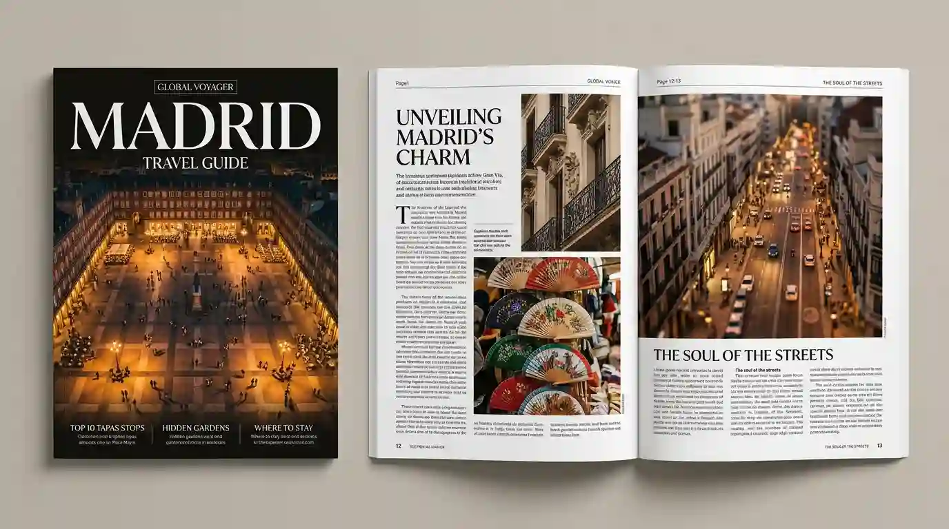 Madrid travel guide digital PDF