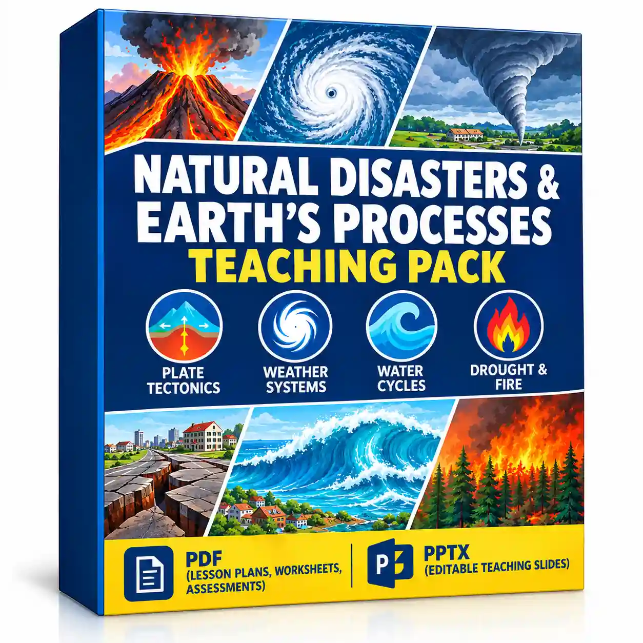 natural disasters and earths processes teaching pack