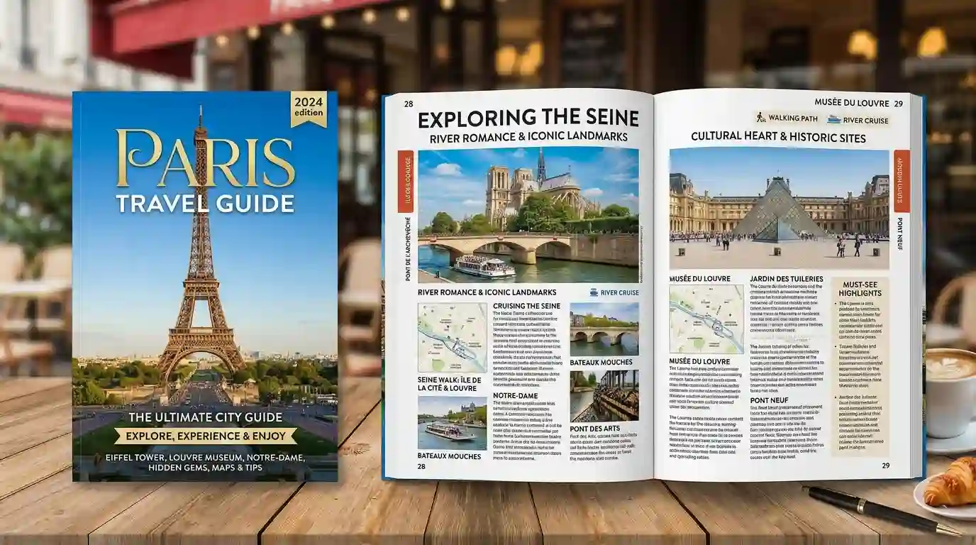 Paris travel guide digital PDF
