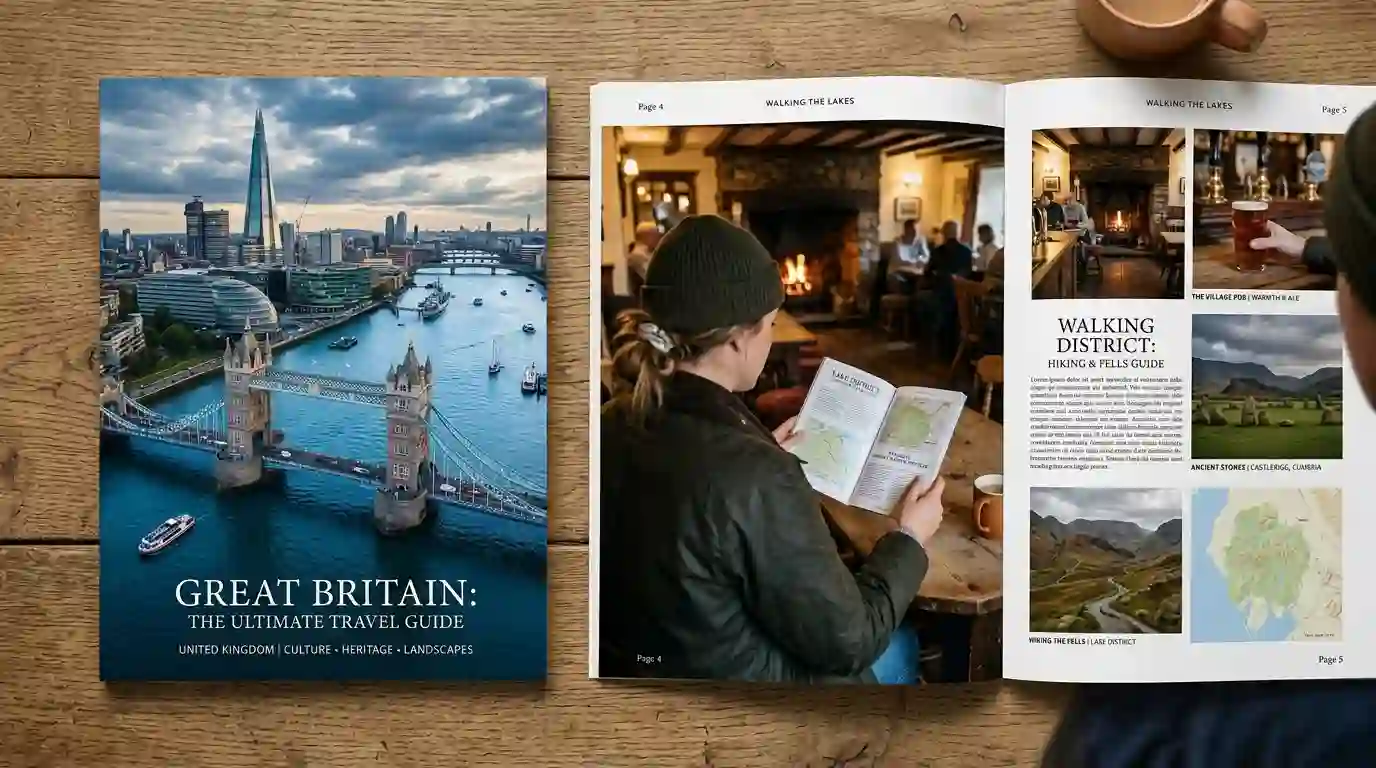 United Kingdom travel guide digital PDF
