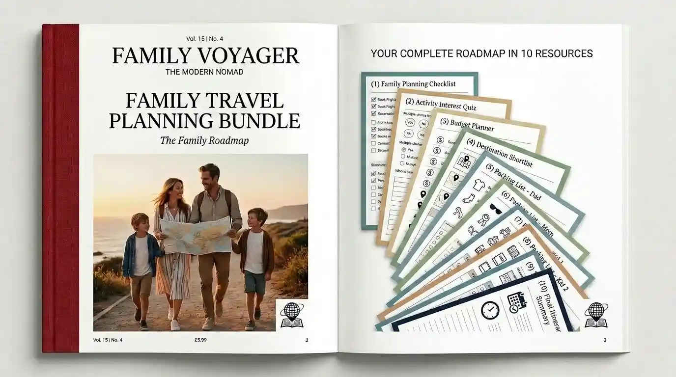 family travel planning bundle