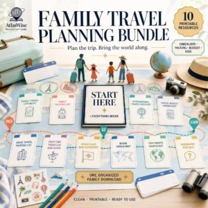 family travel planning bundle