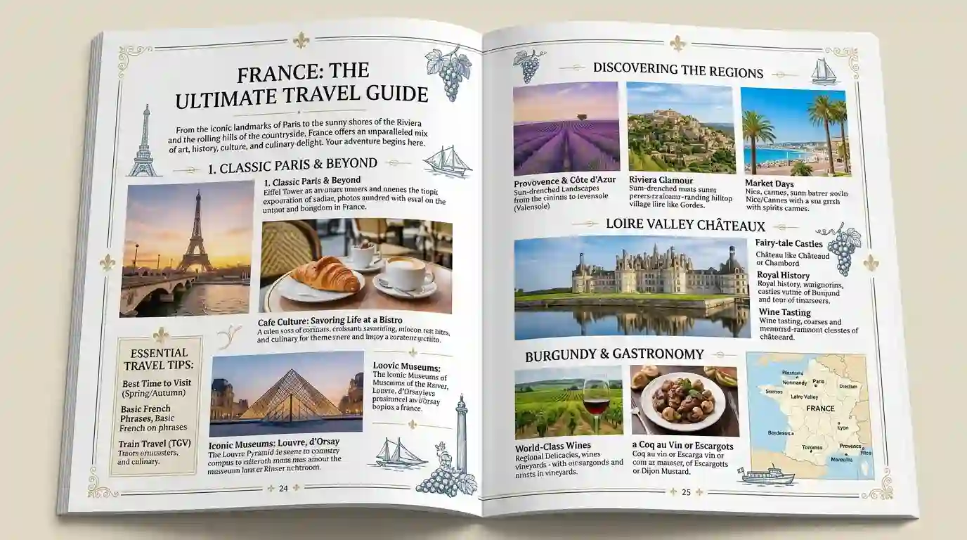 France travel guide digital PDF