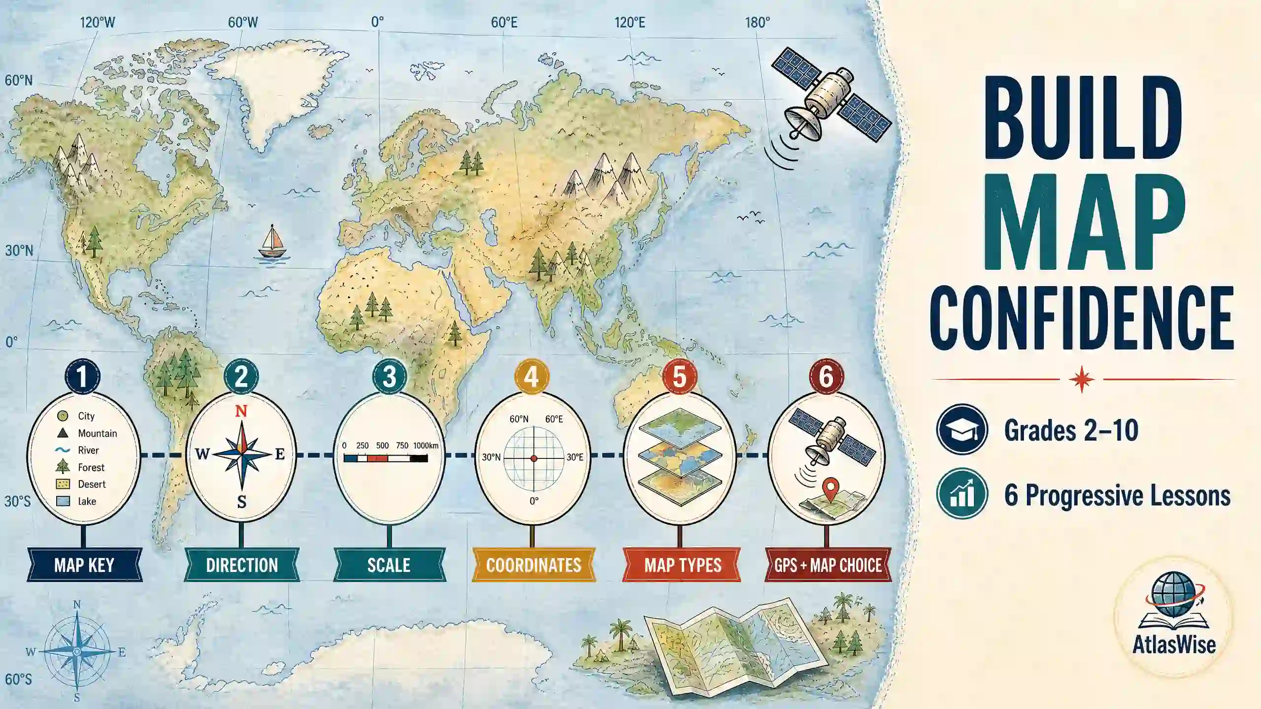 world geography map skills teacher pack