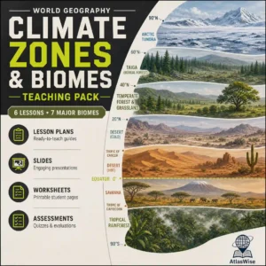 world climate zones and biomes teaching pack