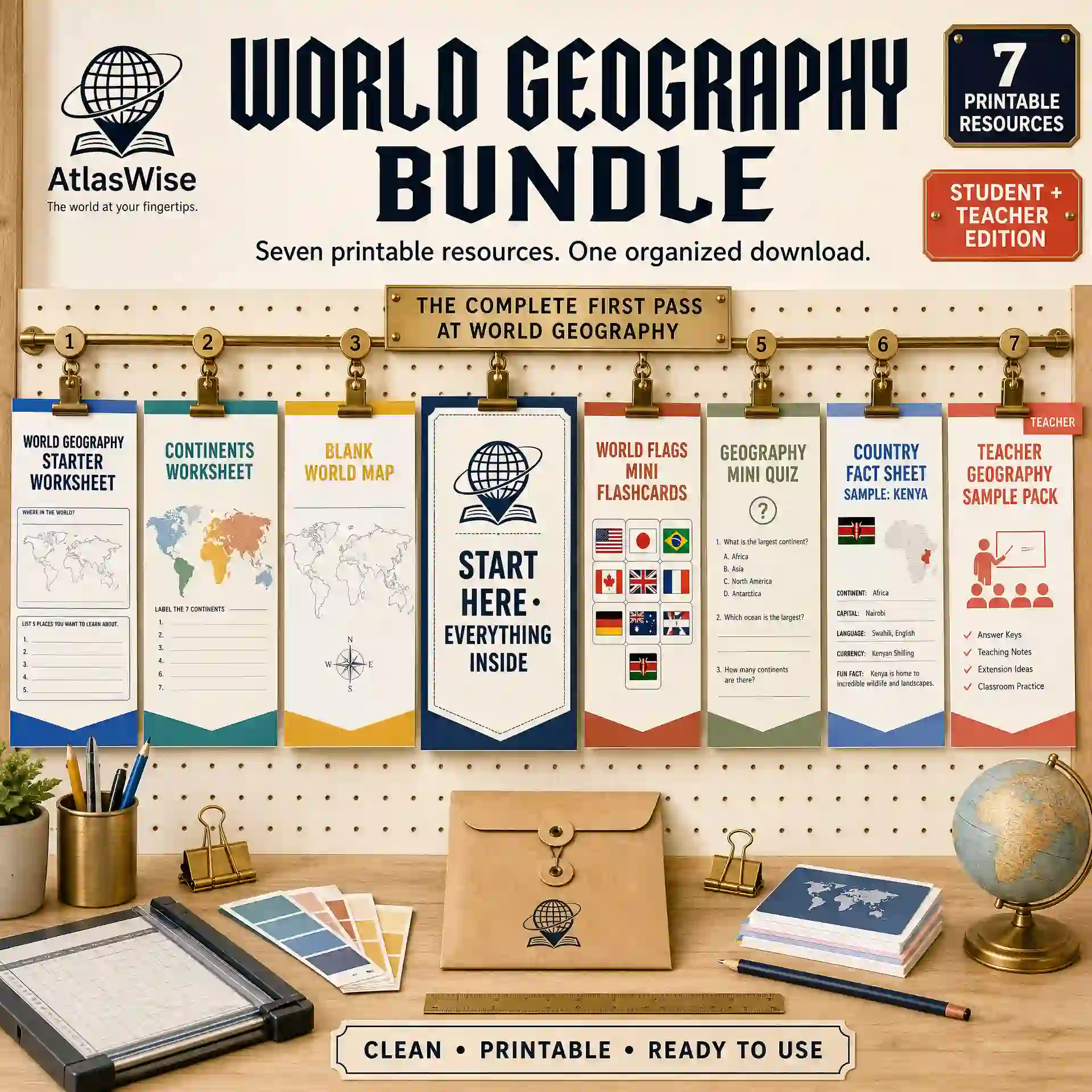 world geography bundle